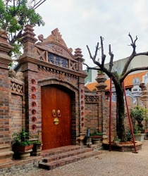 Gạch cổ xây đình chùa kt  230x114x60mm